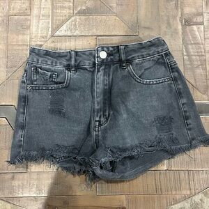pacsun high rise festival jean shorts